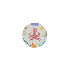 Underwater-seamless-pattern-light-background-funny 1  Mini Buttons