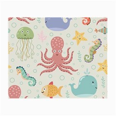 Underwater-seamless-pattern-light-background-funny Small Glasses Cloth