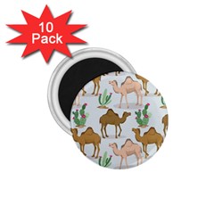 Camels-cactus-desert-pattern 1 75  Magnets (10 Pack) 