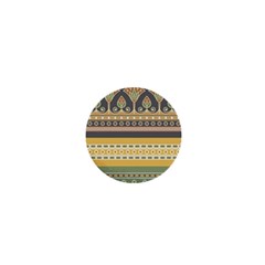 Seamless-pattern-egyptian-ornament-with-lotus-flower 1  Mini Buttons