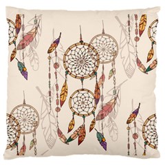 Coloured-dreamcatcher-background Standard Flano Cushion Case (two Sides)