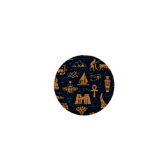 Dark-seamless-pattern-symbols-landmarks-signs-egypt 1  Mini Magnets