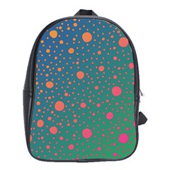 Color Pattern Dot Scrapbooking School Bag (XL)