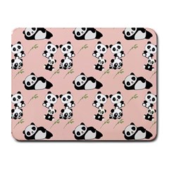 Pandas Pattern Panda Bear Small Mousepad by Wegoenart