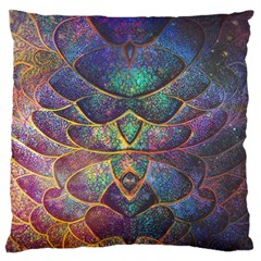 Dragon Fractal Pattern Texture Standard Flano Cushion Case (two Sides) by Wegoenart