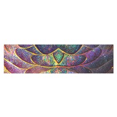 Dragon Fractal Pattern Texture Oblong Satin Scarf (16  X 60 ) by Wegoenart