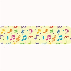 Seamless Pattern Musical Note Doodle Symbol Large Bar Mat by Wegoenart