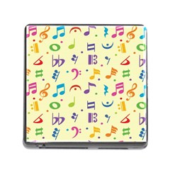 Seamless Pattern Musical Note Doodle Symbol Memory Card Reader (square 5 Slot) by Wegoenart