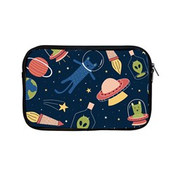 Seamless Pattern With Funny Alien Cat Galaxy Apple Macbook Pro 13  Zipper Case by Wegoenart