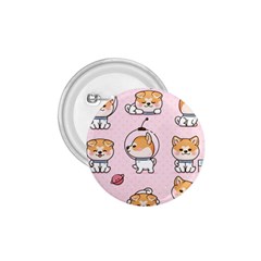 Set Kawaii Smile Japanese Dog Cartoon 1 75  Buttons by Wegoenart