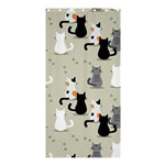 Cute-cat-seamless-pattern Shower Curtain 36  x 72  (Stall)  Curtain(36 X72 ) - 33.26 x66.24  Curtain(36 X72 )