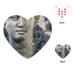 Men Taking Photos Of Greek Goddess Playing Cards Single Design (heart) by dflcprintsclothing