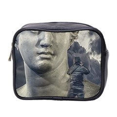 Men Taking Photos Of Greek Goddess Mini Toiletries Bag (two Sides) by dflcprintsclothing