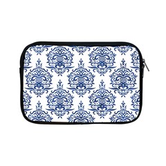 Blue And White Ornament Damask Vintage Apple Ipad Mini Zipper Cases by ConteMonfrey