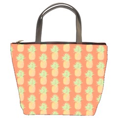 Pineapple Orange Pastel Bucket Bag by ConteMonfrey
