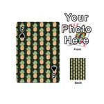 Pineapple Green Playing Cards 54 Designs (Mini) Front - Spade6