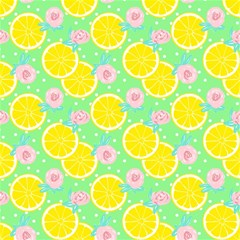 Green Lemons Play Mat (square) by ConteMonfrey