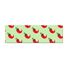 Small Mini Peppers Green Sticker (bumper) by ConteMonfrey