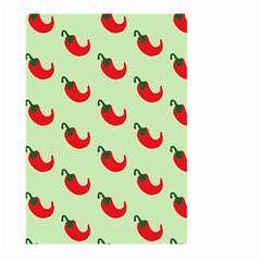 Small Mini Peppers Green Large Garden Flag (two Sides) by ConteMonfrey