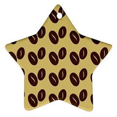 Coffee Beans Star Ornament (two Sides) by ConteMonfrey