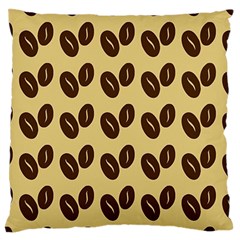 Coffee Beans Large Flano Cushion Case (two Sides) by ConteMonfrey