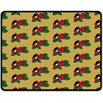 Guarana Fruit Brown Fleece Blanket (Medium)  60 x50  Blanket Front