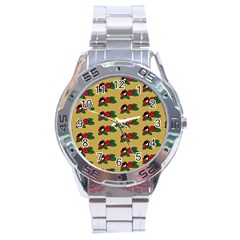 Guarana Fruit Brown Stainless Steel Analogue Watch by ConteMonfrey