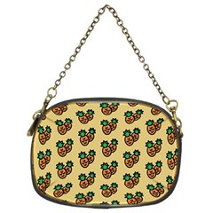 Pastel Pineapple Chain Purse (two Sides)