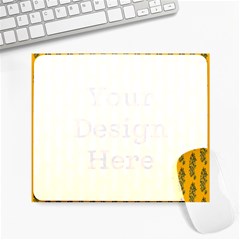 Yellow Lemon Branches Garda Large Mousepad by ConteMonfrey