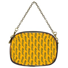 Yellow Lemon Branches Garda Chain Purse (two Sides)