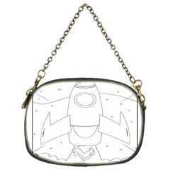 Starship Doodle - Space Elements Chain Purse (two Sides) by ConteMonfrey