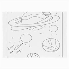 The Cuteness Of Saturn Large Glasses Cloth (2 Sides) by ConteMonfrey