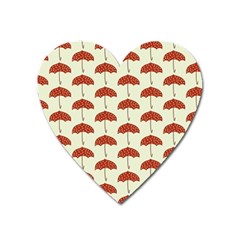 Under My Umbrella Heart Magnet