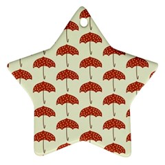 Under My Umbrella Star Ornament (two Sides)