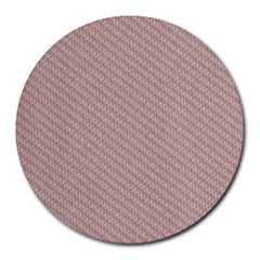 Terracotta Knit Round Mousepad