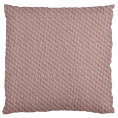 Terracotta Knit Standard Flano Cushion Case (Two Sides)