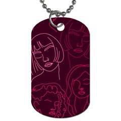 Im Only Woman Dog Tag (one Side) by ConteMonfrey