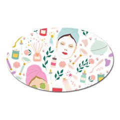 Skincare Night Oval Magnet by ConteMonfrey