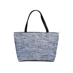 Gray Vintage Denim Like Classic Shoulder Handbag by ConteMonfrey