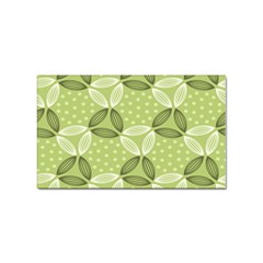 Pattern Green Sticker Rectangular (100 Pack) by designsbymallika