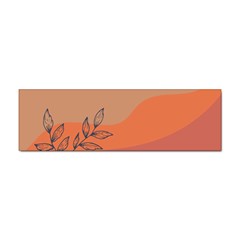 Orange Pattern Sticker (bumper) by designsbymallika