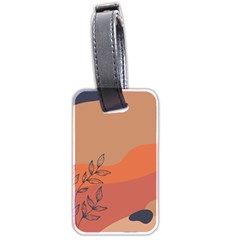 Orange Pattern Luggage Tag (two Sides) by designsbymallika