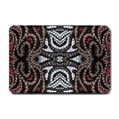 Autumn Patterns Small Doormat by kaleidomarblingart