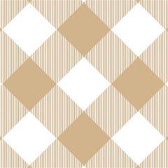 Clean Brown White Plaids Play Mat (rectangle) by ConteMonfrey