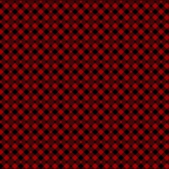 Diagonal Red Plaids Play Mat (square) by ConteMonfrey