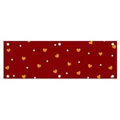 Red Yellow Love Heart Valentine Banner And Sign 6  X 2 