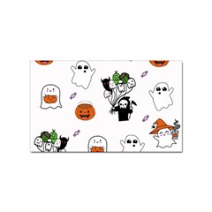 Halloween Jack O Lantern Vector Sticker Rectangular (100 Pack)