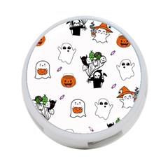 Halloween Jack O Lantern Vector 4-port Usb Hub (one Side) by Ravend