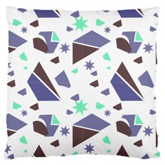 Seamless Pattern Geometric Texture Large Cushion Case (one Side)