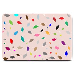 Bottle Pattern Water Flat Large Doormat